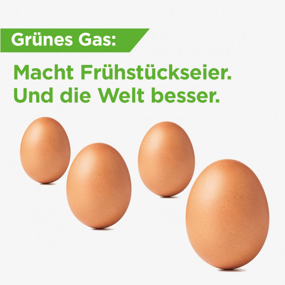 Macht Frühstückseier und die Welt besser